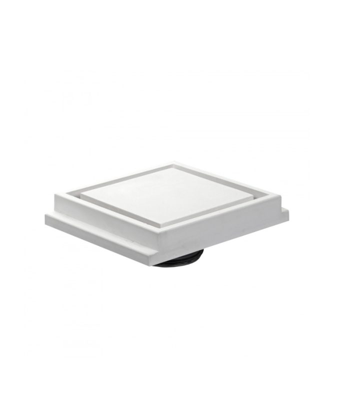 Gipsinis kvadratinis priglaistomas difuzorius